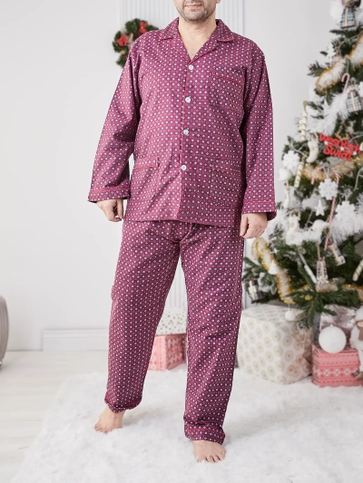 Royalfashion Vīriešu pižāmas ar uzdruku