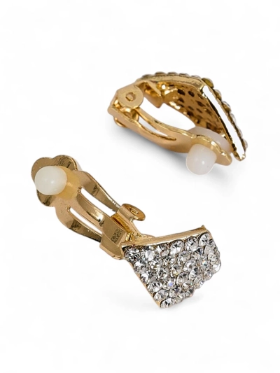 Royalfashion Women's Clip-on Earrings with Cubic Zirconia