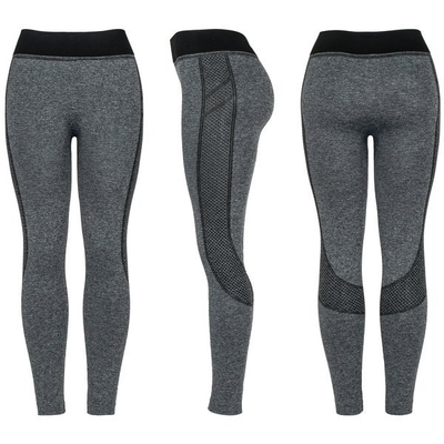 Gray gaiters with black inserts - Pants 1