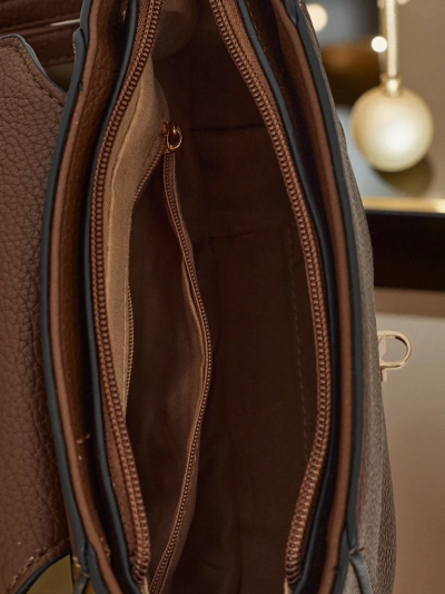 Small women's eco-leather bag Fioren