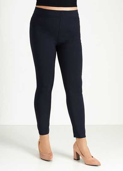 Damskie tregginsy w kolorze granatowym PLUS SIZE - Odzież