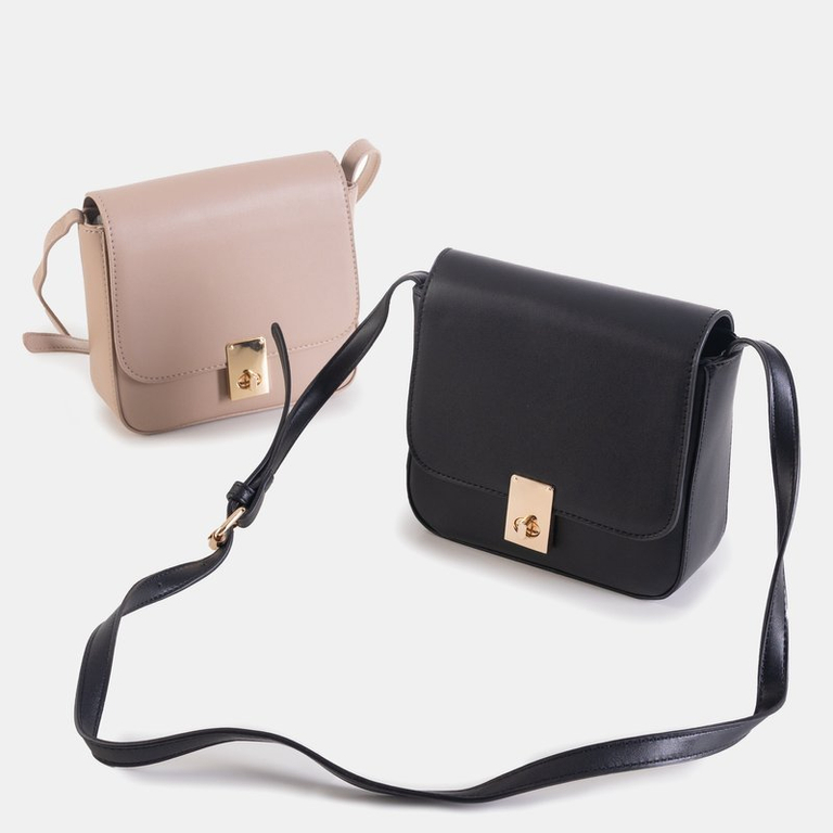 Black messenger shoulder bag - Accessories