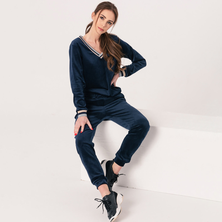 Tumši zils sieviešu treniņtērpa komplekts - Apģērbs