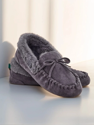 Royalfashion Women's moccasins with fur Ahtikes
