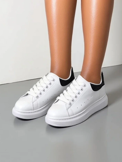 Royalfashion Women's sport sneakers with rhinestones Ellefa