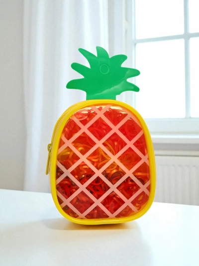 Royalfashion Miltifargede silikongummistrikker Ananas