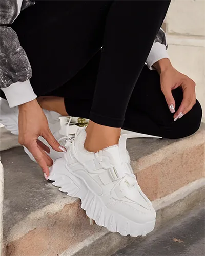 Royalfashion Women's Warmed Losgos Sneakers