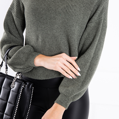Green turtleneck sweater - Clothing