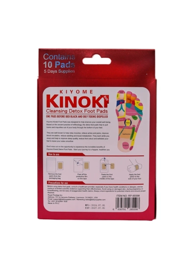 Detox Foot Patches KINOKI 10 pcs Goji Berries
