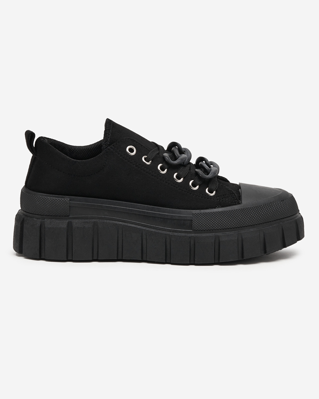OUTLET Black high women's sneakers Mishta - Footwear
