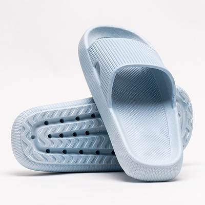 Blue rubber flip-flops with embossing Olinda - Footwear
