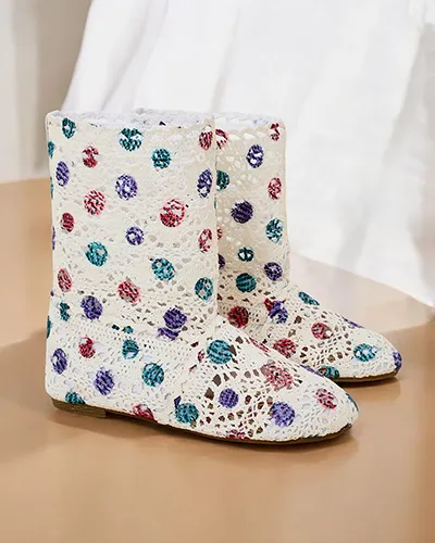 Royalfashion Children's openwork Misuti boots
