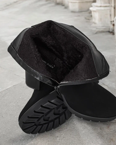 Royalfashion Sieviešu ķēfpēdas uz klinšu papēža Effe