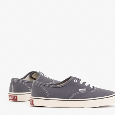 Gray Okilet lace-up sneakers for men - Footwear