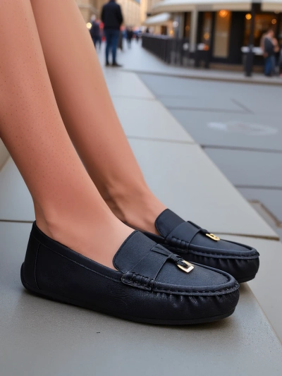Royalfashion Matte women's moccasins Timmone