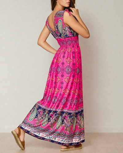 Royalfashion Women's print midi dress