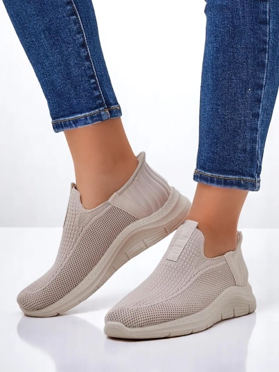 Royalfashion Women's Slip-On Fabric Sports Shoes Secat