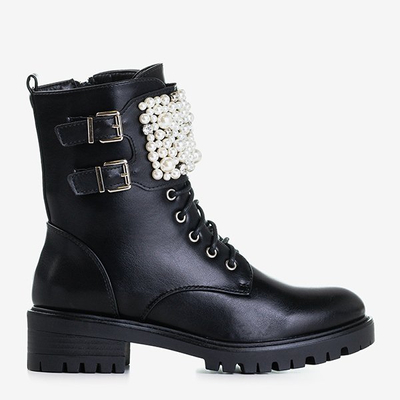 Black bags with Foga decorations - Footwear