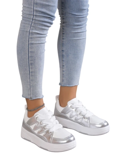 Royalfashion Women's sneakers with a thicker sole Assaqi