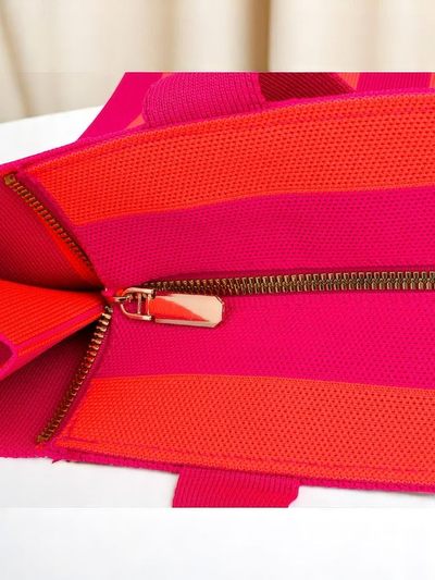 Royal Fashion Fabric Bag Sunset Stripes