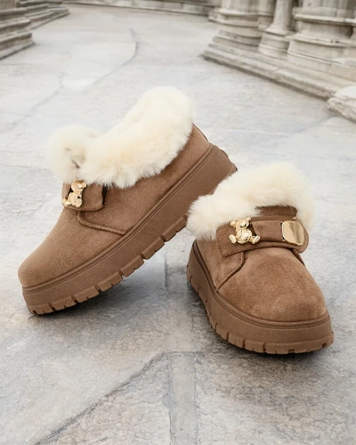 Royalfashion Women's short boots a'la snow boots Dobis