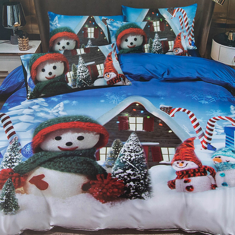 Christmas bed linen 160x200 3-piece set - bed linen