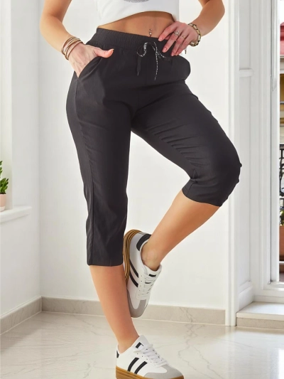 Royalfashion Women's Cotton 3/4 Trousers