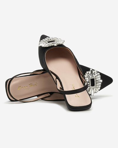 OUTLET Black ballerina slippers Etalli. Footwear