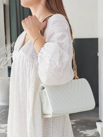 Royalfashion Quilted small women's handbag made of eco leather