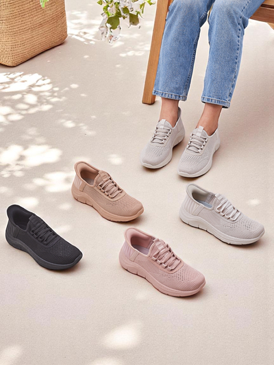 Royalfashion Women's Slip-On Fabric Sports Shoes Arrate