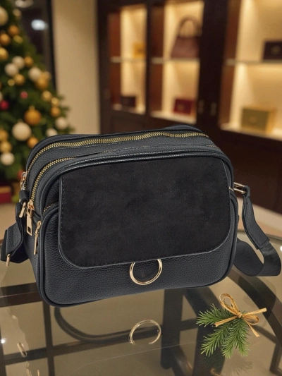 Small women's eco-leather handbag Avenne