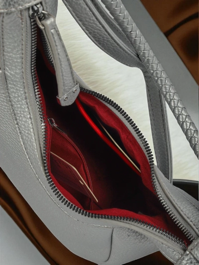 Royalfashion Small Women's Eco-Leather Handbag with Decorative Strap Lacquea