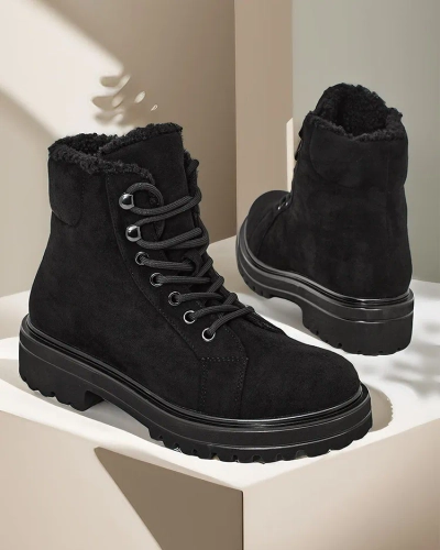 Royalfashion Sieviešu virsnieka zābaki Vesot ar aplikšņu šnirēm