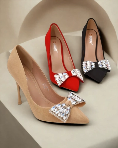 Royalfashion sieviešu stiletto papēži ar mezglu Cocarte