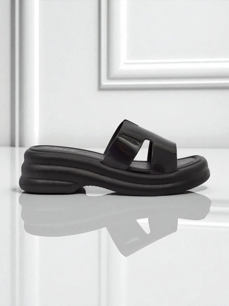 Royalfashion Ženski natikači s platformo Nova Gloss