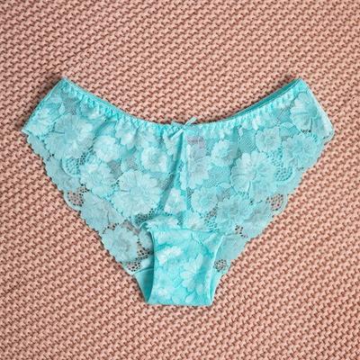 Women's mint lace panties - Underwear