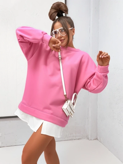 Женский свитшот Royalfashion из хлопка с съемным низом