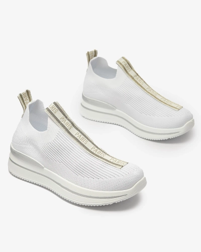 Sieviešu sporta apavi ar baltu uzrakstu Cerppa- Footwear