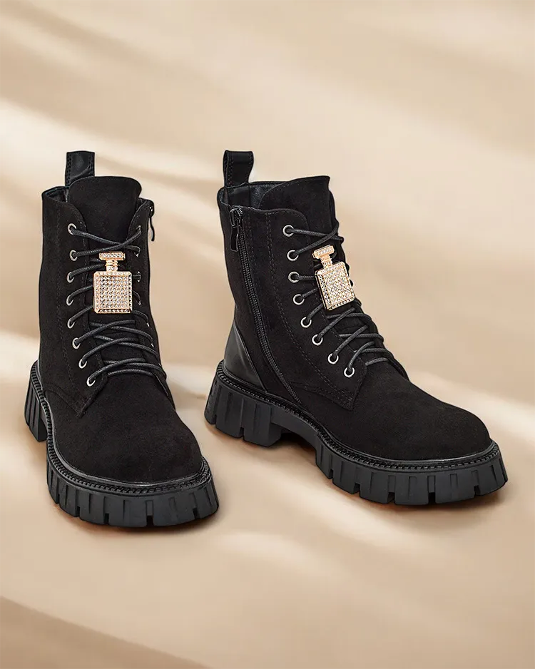 Royalfashion Eco velvets sieviešu zābaki darbinieks Edvines