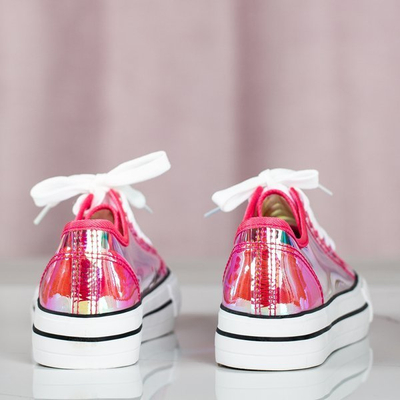 Pink transparent sneakers Cosmo - Shoes