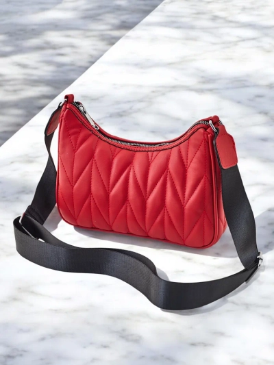 Royalfashion Small women's quilted handbag with a wallet