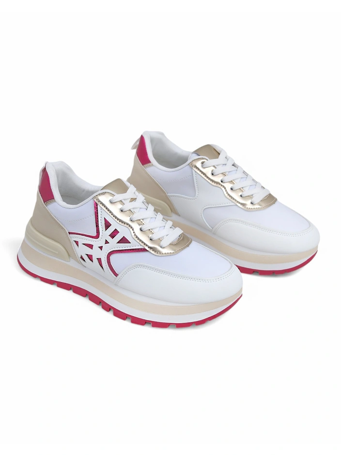 Royalfashion Sieviešu kedas ar mirdzumu Senues