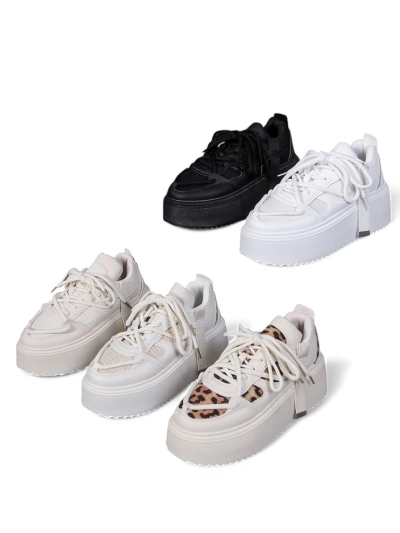 Royalfashion Women's sporty platform sneakers Aeroll