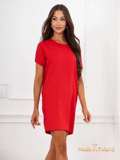 Simple women's short dress Lady Time