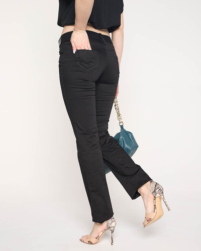 Women's black low waist skinny jeans - Clothing