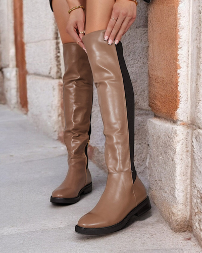 Royalfashion Women's Desela knee-high boots