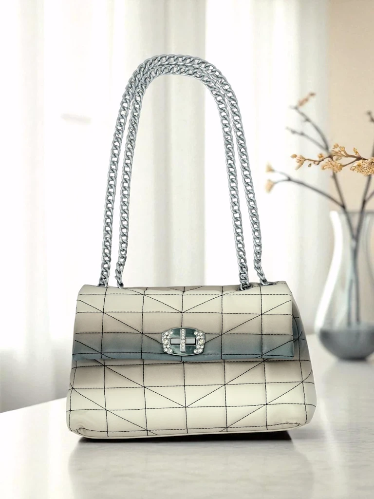 Royalfashion Mazā sieviešu rokassoma no ekoloģiskās ādas ar ombre efektu Sophie Rose