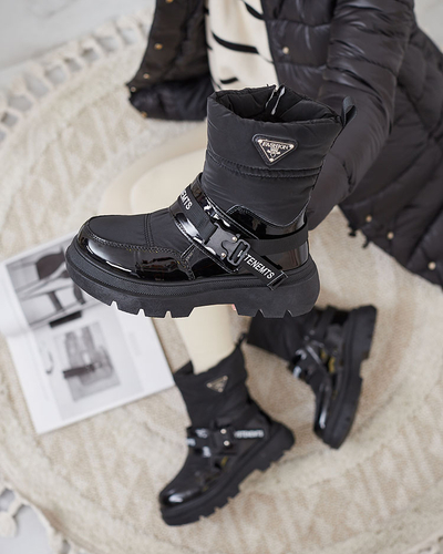 Royalfashion Women's snow boots in black Fiellar