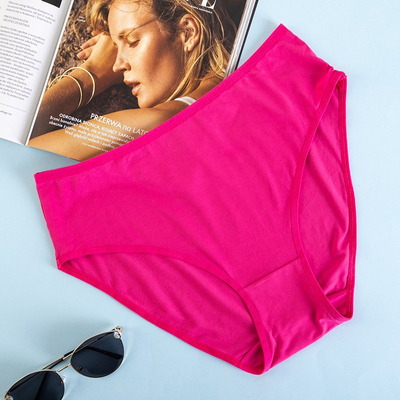 Женские трусы цвета фуксия PLUS SIZE