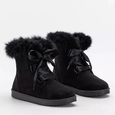 Женские зимние ботинки OUTLET Black от Ritalo - Обувь